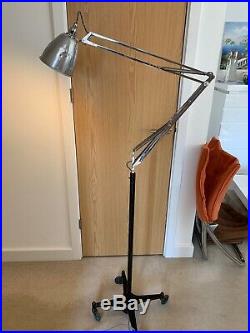 Early Rare Herbert Terry Anglepoise 1208CAC Trolley Floor Lamp