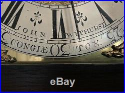 Early Rare John Whitehurst Congleton Derby Longcase Grandfather Tall Case Clock