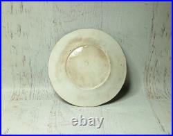 Early Rare Original Antique Majolica Pottery Cycle Bicycle Cyclist Platter Plate