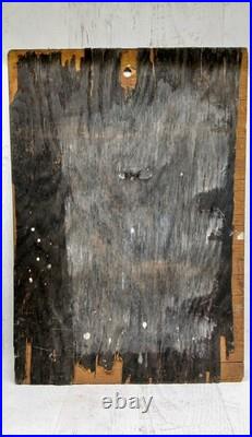 Early Rare Original Antique Wooden Lashs Bitters Bottle Advertising Sign Display