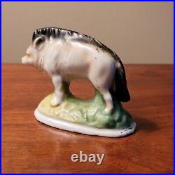 Early Rare Staffordshire Figure Of Boar