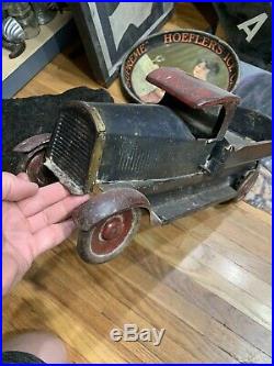 Early Rare Vintage Antique Turner C-Cab Dump Truck Pressed Steel Toy