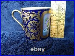 Early Red Mark 1790 1820 Antique Derby Coffee Can Cup 18th 19th C English Rare