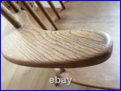 Early Sibbo Loungette Chair in Oak Signed Yngve Ekstrom Stolab mid century rare