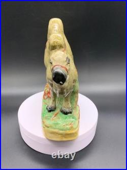 Early Staffordshire Porcelain Bactrian Camel Figure Very Rare Early Staffordshire Porcelain Bactrian Camel Figure Very Rare