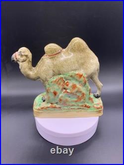 Early Staffordshire Porcelain Bactrian Camel Figure Very Rare