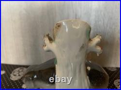 Early Staffordshire Porcelain Elephant Spill Vase Figure Very Rare