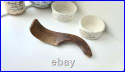 Early Victorian sycamore wood butter curler, rare early 19th century dairy tool