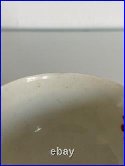 Early Worcester Hibiscus Pattern Tea Bowl & Saucer c1758 Antique Georgian Rare