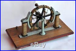 Early antique electric motor/generator Pacinotti-Gramme-Maschine, M. Kohl -rare