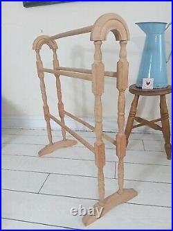 Edwardian Towel Rail Stand Clothes Airer Rare Antique Delivery Available