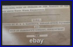 English History YORK Early 1800s First Edition Engravings 1838 Rare ANTIQUE Book English History YORK Early 1800s First Edition Engravings 1838 Rare ANTIQUE Book