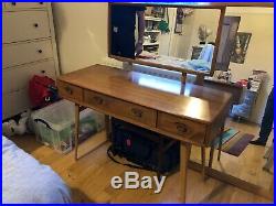 Ercol Blonde Dressing Table with Mirror Rare (Early 50s/60s)