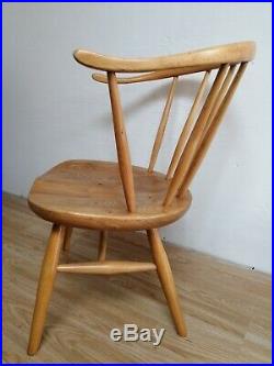 Ercol Early Windsor Low Seated Fireside Chair Cowhorn Rare Restored