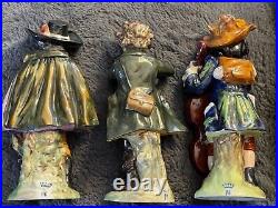 Ernst Bohne Sons Musicians Figurine 20th century 1920 Rudolstadt Germany Rare