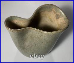 Eugene Deutsch Deutch Vintage 1940s Signed Pottery Vase Rare Chicago Artist VG