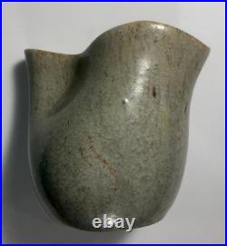 Eugene Deutsch Deutch Vintage 1940s Signed Pottery Vase Rare Chicago Artist VG