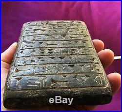 Extremely Rare Ancient Near Eastern Sone Tablet Early Form Of Writing 2000bc
