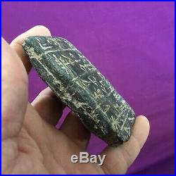 Extremely Rare Ancient Near Eastern Sone Tablet Early Form Of Writing 2000bc