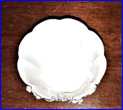 Extremely Rare Early 18th C Chantilly Soft Porcelain Lobed Beaker with Blossoms