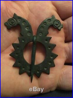 Extremely Rare Early Anglo-saxon Brooch. Circa 5th-6th Century