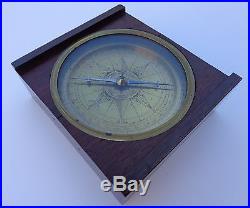 Extremely Rare Late 17th Early 18th Century Z Dutch Netherlands Marine Compass