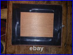 Extremely Rare Picture Late Georgian/early Victorian Lady Print On Stone Framed