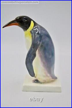 Extremely Rare Vintage 1935 Royal Worcester Figurine Penguin Doris Lindner