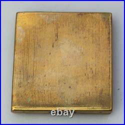 Extremely rare antique novelty suitcase enamel Compact Powder Box C. Early 20thC