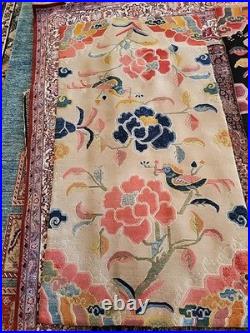 Fantastic Early Antique Rare 3x5.6 Tibetan Rug