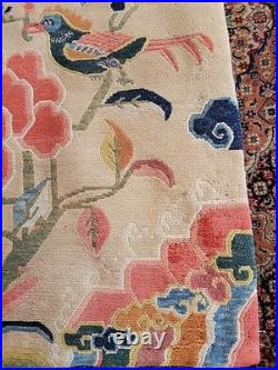 Fantastic Early Antique Rare 3x5.6 Tibetan Rug