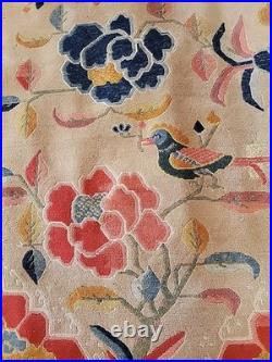 Fantastic Early Antique Rare 3x5.6 Tibetan Rug