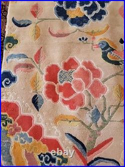 Fantastic Early Antique Rare 3x5.6 Tibetan Rug