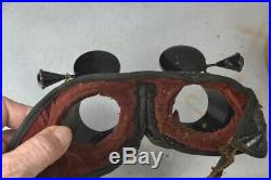Fraternal Masonic Templar initiation goggles 19th c early 1800 antique rare