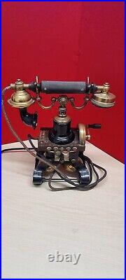 GENUINE ANTIQUE Rare L. M. Ericsson early Skeleton telephone TOTALY ORIGINAL