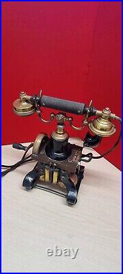 GENUINE ANTIQUE Rare L. M. Ericsson early Skeleton telephone TOTALY ORIGINAL