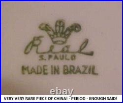 GOLD-22k TRIMFINE BONE CHINA VERY RARE REAL 9 SERV-BOWL So. PAULO-BRAZIL