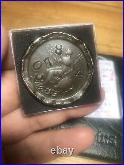 George III 1797 Two Pence Large Cartwheel RARE Counter-? Stamped (41mm) Antique George III 1797 Two Pence Large Cartwheel RARE Counter-? Stamped (41mm) Antique