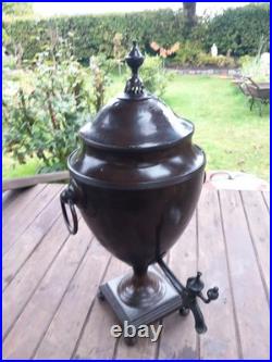Georgian Copper Samovar Rare Item Early 1800s Period