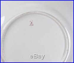 Gorgeous Rare Early English Hand Painted Porcelain Plate Plates Set Of Four