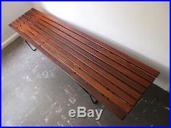 Harry Bertoia Bench for Knoll 1952 rare early example 50s 60s chair Eames