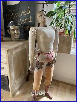 Huge Rare Early 19th Century Sicilian Marionette Puppet Opera Dei Pupi 47 Tall