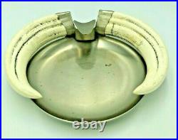 LARGE Vintage Early Antique boar tusk Boars Tooth Cigar RARE Ashtray
