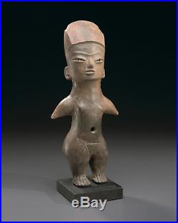 Large Tlatilco Standing Female Figure, Early Preclassic, 1200-900 B. C. RARE