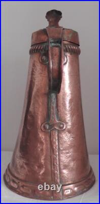 Late 1700's to Early 1800's Rare Bohemian Copper Master Stein Very Large