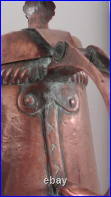 Late 1700's to Early 1800's Rare Bohemian Copper Master Stein Very Large