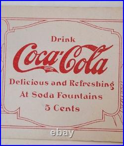 Lot Of 4 Rare Antique Early 1900s Coca-Cola Original Advertising Ink Blotters