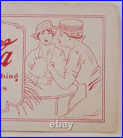 Lot Of 4 Rare Antique Early 1900s Coca-Cola Original Advertising Ink Blotters