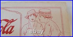 Lot Of 4 Rare Antique Early 1900s Coca-Cola Original Advertising Ink Blotters