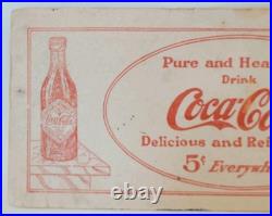 Lot Of 4 Rare Antique Early 1900s Coca-Cola Original Advertising Ink Blotters